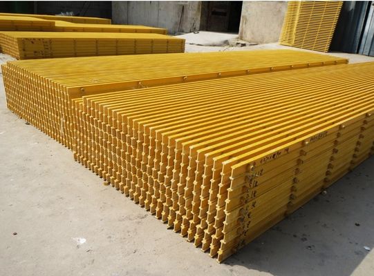 Schneidende FRP-Gitter Zugangssystem für rutschfeste Gehwege 25 mm 38 mm 50 mm hohe GFRP-Gitter