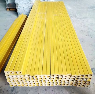 Schneidedienst glatte 16 mm bis 50 mm FRP-Quadratrohrprofile für isolierte Zaunpfosten