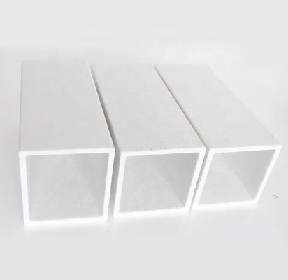 Schneidedienst glatte 16 mm bis 50 mm FRP-Quadratrohrprofile für isolierte Zaunpfosten