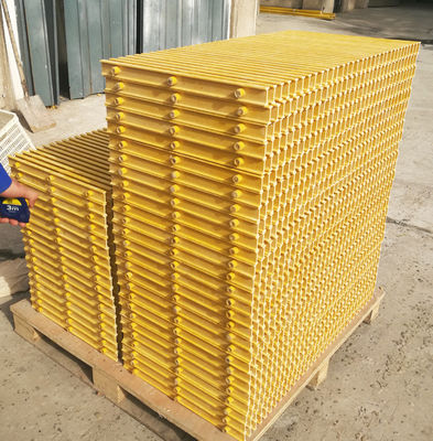 38 mm hochfeste Pultrusionsgitter aus FRP mit großer Spannweite und 40% offener Fläche