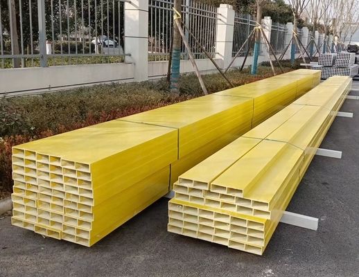FRP-Rechteckbalken Glasfaser-Purlin für Dachplattenunterstützung Anpassungsmöglichkeiten