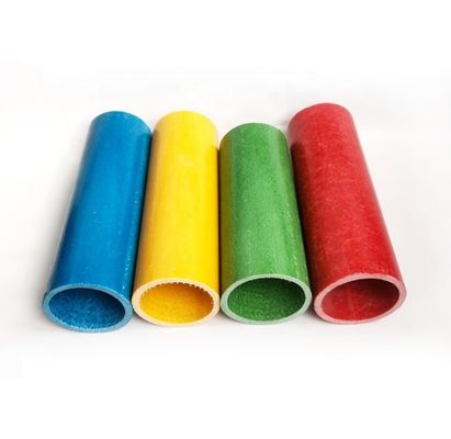Zusammengesetzte Farben Glatte Glasfaser Pultrudierte Komposite Runde Hohlrohre für den Markt