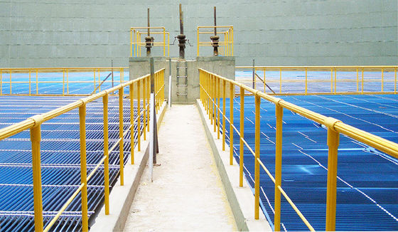 Stärke Pultruriertes Glasfaserprofil für Kühlturm GFRP Gitter Gehweg/Handrail