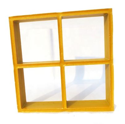 Schneidedienst 50x50mm Großnetz FRP Gitterzaun Glasfaser Lüftungsgitter