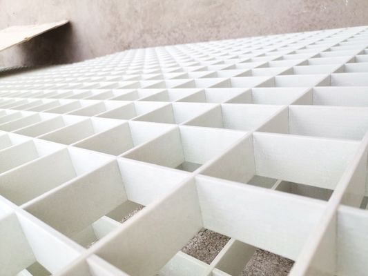 Schneidedienst 50x50mm Großnetz FRP Gitterzaun Glasfaser Lüftungsgitter