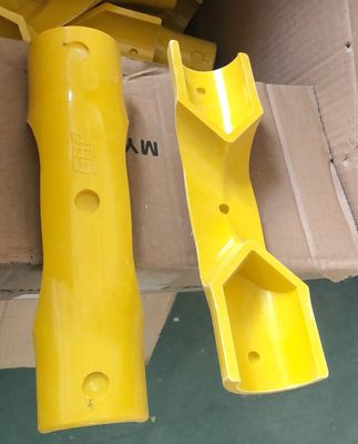 UV-geschützte T-Cross-Tee-Verbindung aus Glasfaser für 36 mm und 50 mm FRP-Zaunrohre