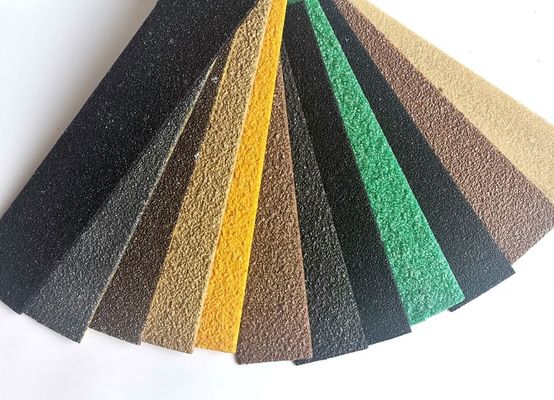 FRP-Material Rutschfester Glasfaser-Verbundschrittstreifen für Decking 1m bis 11,6m Länge