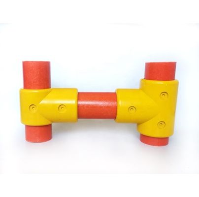 Industrie-Stil 50mm FRP-Handgurt/Zaun-System GRP-Handgurt Zubehör Klemmen T-Fittings Cross Tee