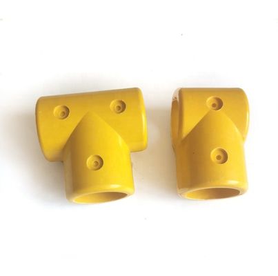 Industrie-Stil 50mm FRP-Handgurt/Zaun-System GRP-Handgurt Zubehör Klemmen T-Fittings Cross Tee