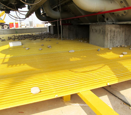 Hohe Belastbarkeit FRP-Glasfaser-Bodengitter mit Pultrudetechnologie