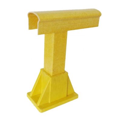 Maßgeschneiderte Länge Chemikalienbeständig Dauerhaltig Glasfaser FRP Komposit Quadrat Handrail Probe