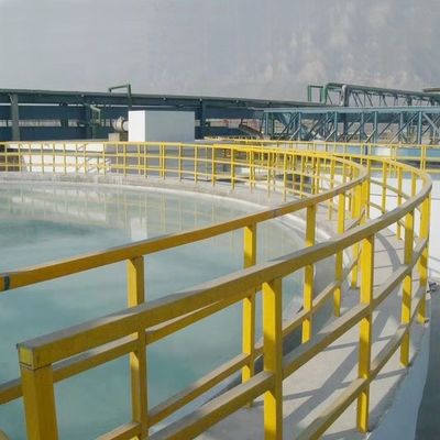 Maßgeschneiderte Länge Chemikalienbeständig Dauerhaltig Glasfaser FRP Komposit Quadrat Handrail Probe