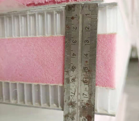 Hochmoderne FRP-Glasfaser-Sandwich-Panel-Anhänger-Lkw GFRP-Isolierplatten aus PU-Schaum