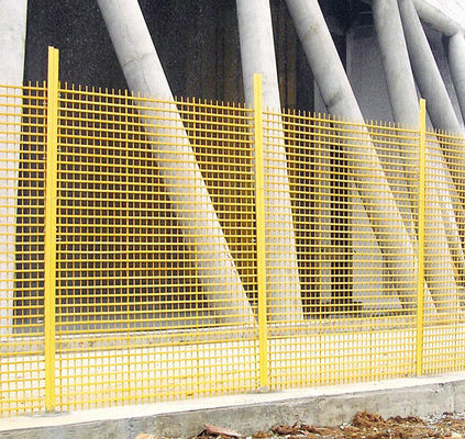 Isolierter FRP-Zaun für Kühlturm Glasfaserverstärkter Kunststoff-Handgurt UV-Schutz