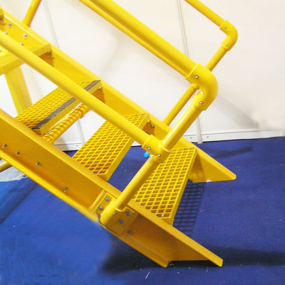 GRP-FRP-Treppenhandgriff für Stufen-Treppenleiter im Stil des industriellen Designs