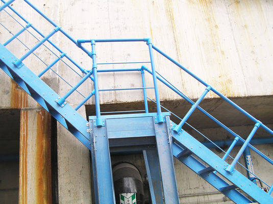 GRP-FRP-Treppenhandgriff für Stufen-Treppenleiter im Stil des industriellen Designs