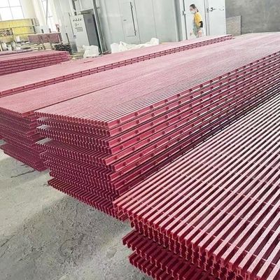 Maßgeschneiderte Maschengröße Pultruded FRP GRP Glasfaser Kunststoffgitter für Schneiddienste