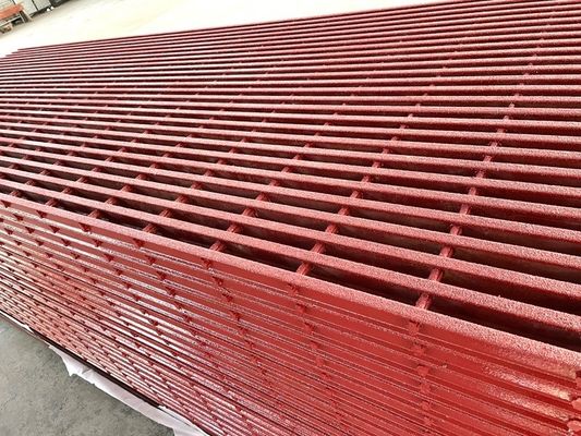 Maßgeschneiderte Maschengröße Pultruded FRP GRP Glasfaser Kunststoffgitter für Schneiddienste