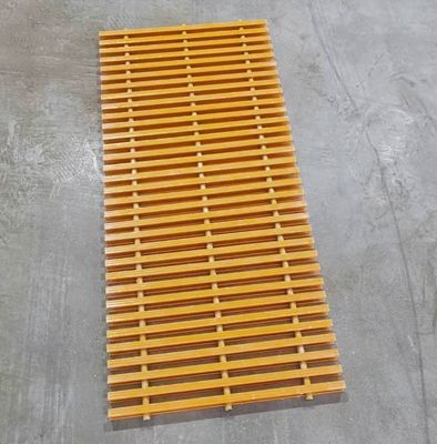 Maßgeschneiderte Maschengröße Pultruded FRP GRP Glasfaser Kunststoffgitter für Schneiddienste
