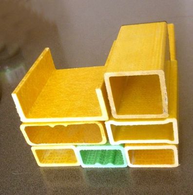 Als Anforderung Quadrat GRP Rohr Frp Quadrat Hohlbereich Glasfaser Box Rohr Profil