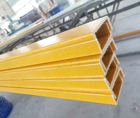Als Anforderung Anti-Korrosions-GRP FRP-Kanal Abschnitt Glasfaser C-Form-Kanal
