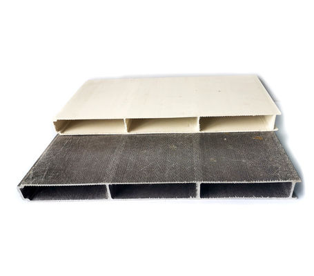 Hohe Festigkeit Glasfaser Deck Board Panel mit Holzkorn-Finish 80% offene Fläche