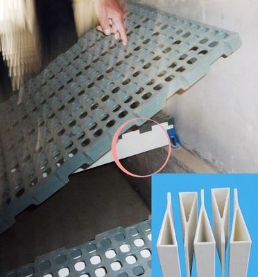 Glatte 120 mm FRP-Glasfaser-Verbundstützbalken für Schweinefertigung Kiste Bodengestaltung