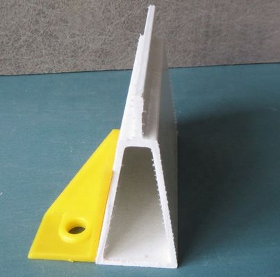 Glatte 120 mm FRP-Glasfaser-Verbundstützbalken für Schweinefertigung Kiste Bodengestaltung