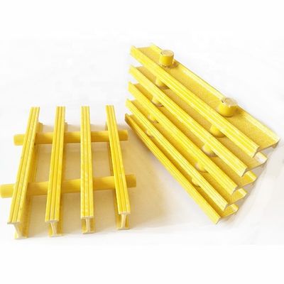 Hochfeste FRP-Glasfaser-Verbundgitter mit kundenspezifischer Länge von 25 mm bis 65 mm