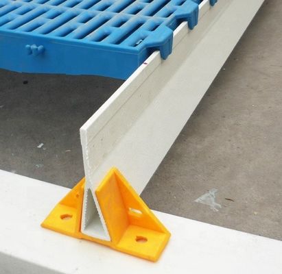 Schneidedienst FRP-Bodenbalken für Geflügelfarmen-Schiefer