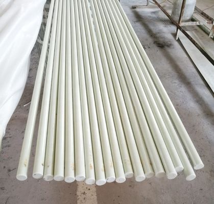 Schneidedienst 16 mm Hochfestigkeit weißer Glasfaserstange für glatte und flexible Pfähle