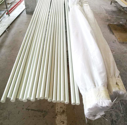 Schneidedienst 16 mm Hochfestigkeit weißer Glasfaserstange für glatte und flexible Pfähle