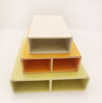Glatte 6m Span GRP FRP Kunststoff-Purlin für Dach-Panel-Stützrahmen Hohe Tragfähigkeit