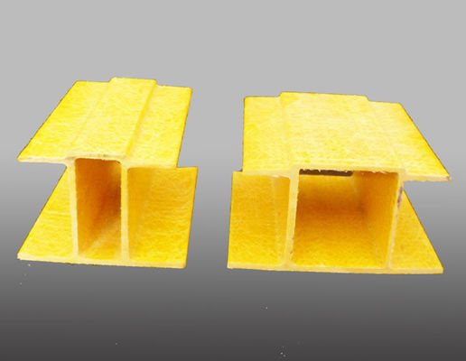 Glasfaser-Gelenkprofil für die Verknüpfung von Platten durch Schneidedienst und Pultrusionstechnik