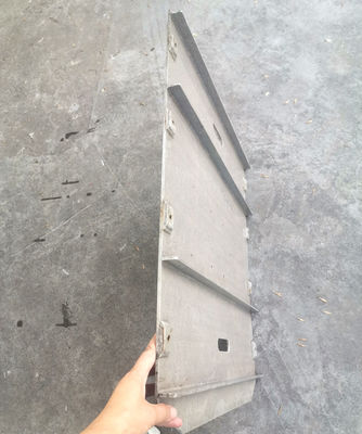 Einfach zu installieren Hochfestigkeit Glasfaser Pultruded Panel Profil mit angepasster Länge