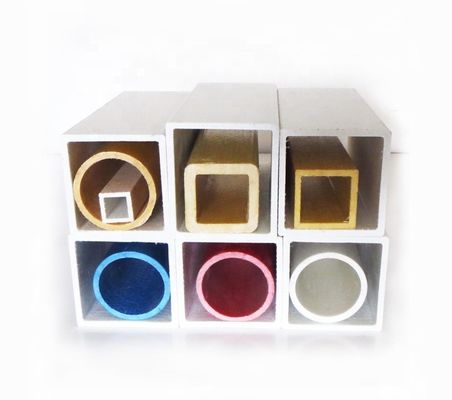 30mm 38mm 44mm 50mm Pultrurierte GFRP-FRP-Quadratrohr