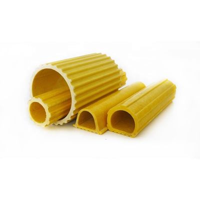 Maßgeschneiderte Farben Hohe Ladekapazität Getriebe und D-Typ FRP Pultruded Tube Ideal für FRP Schritt Leiter Stufen