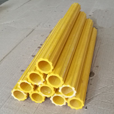 Maßgeschneiderte Farben Hohe Ladekapazität Getriebe und D-Typ FRP Pultruded Tube Ideal für FRP Schritt Leiter Stufen