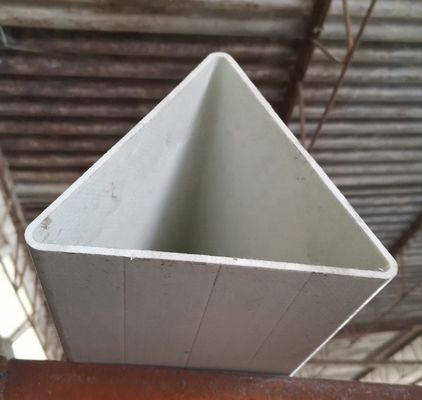 Glatte 180 mm FRP Dreiecksprofile Glasfaser Dreiecksprofil GFRP Winkelbereich
