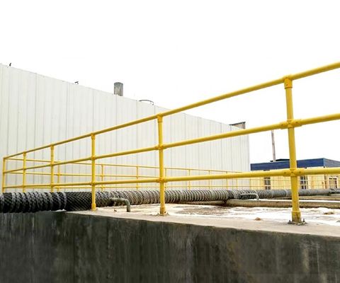 Glasfaser-Rund-/Quadrat-FRP-Gitter für GRP-Treppen/Decking-/Fußgängerwege und Haltbarkeit