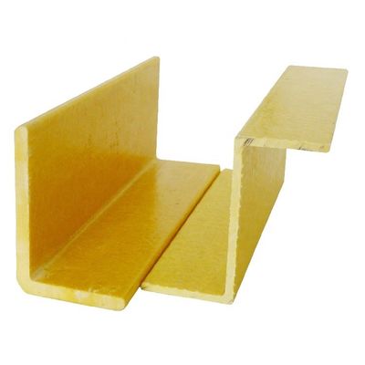 Hohe Festigkeit Pultrured FRP Glasfaser Winkel Bar 20mm-150mm mit angepassten Farben