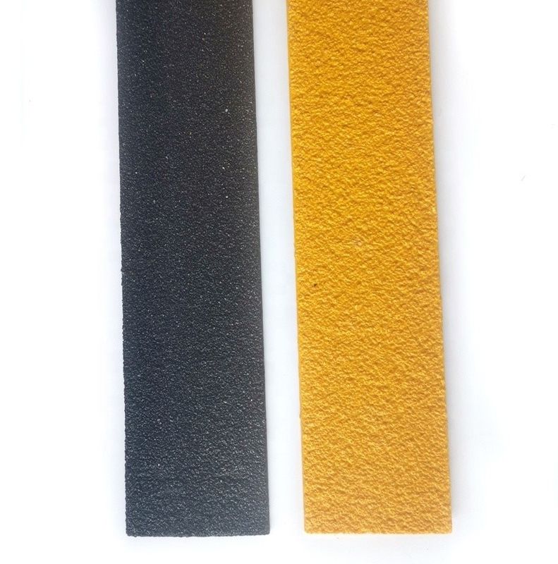 FRP-Material Rutschfester Glasfaser-Verbundschrittstreifen für Decking 1m bis 11,6m Länge