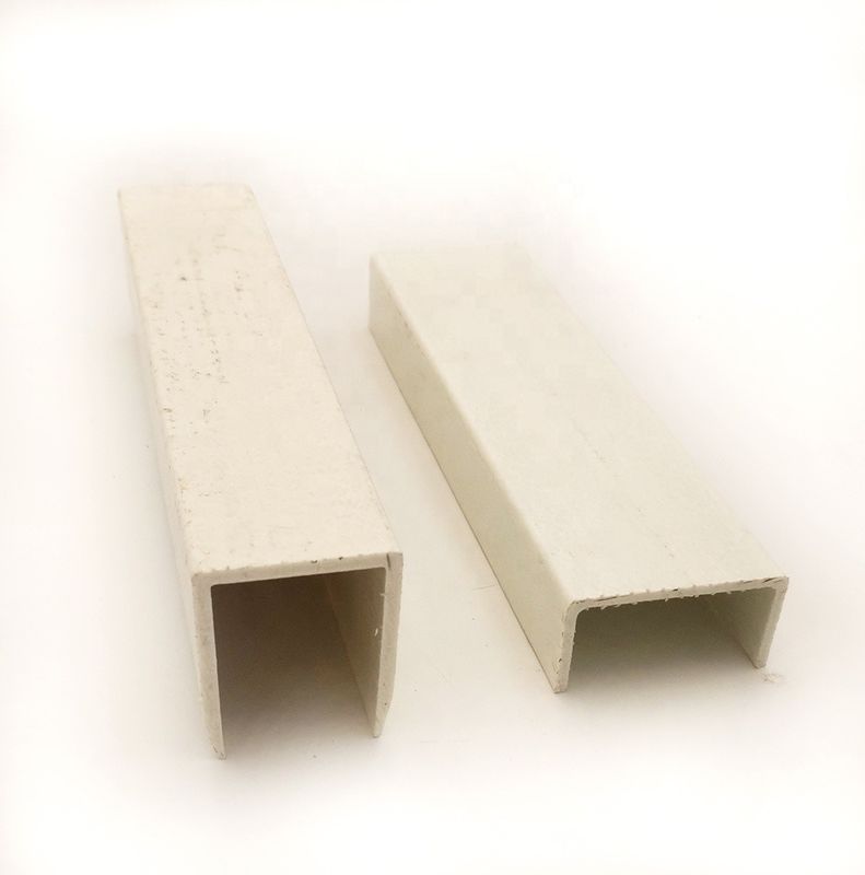 Hohe Festigkeit 30 mm FRP U-Form-Schlitze für Bordrandschutz