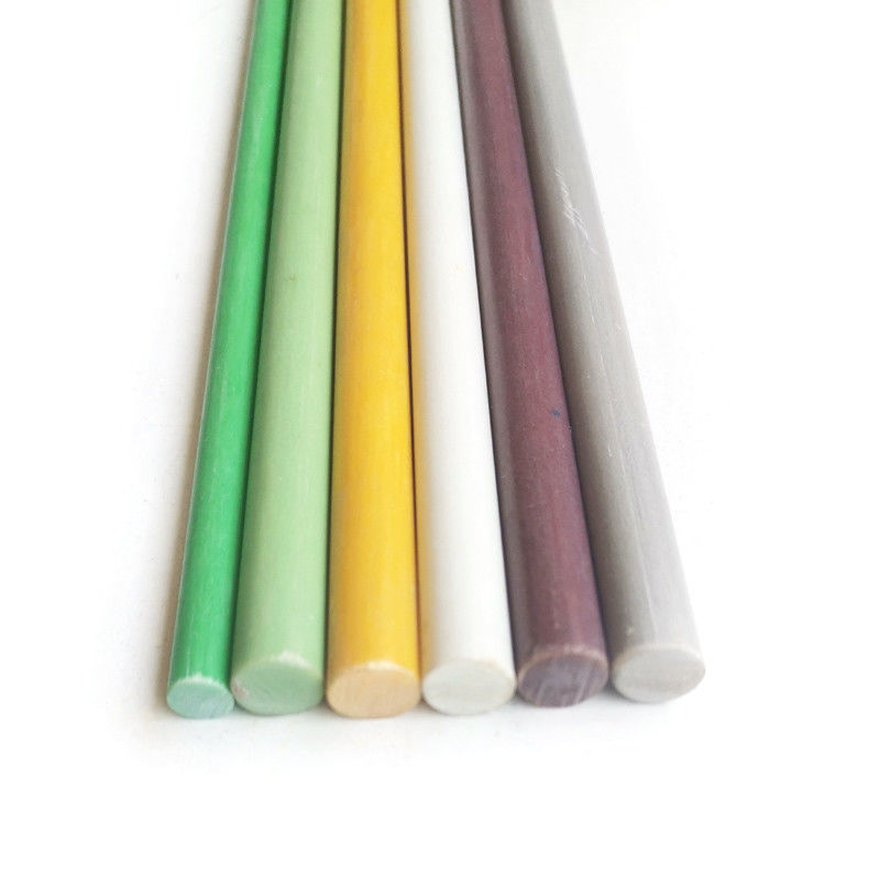 Schneidedienst 16 mm Hochfestigkeit weißer Glasfaserstange für glatte und flexible Pfähle