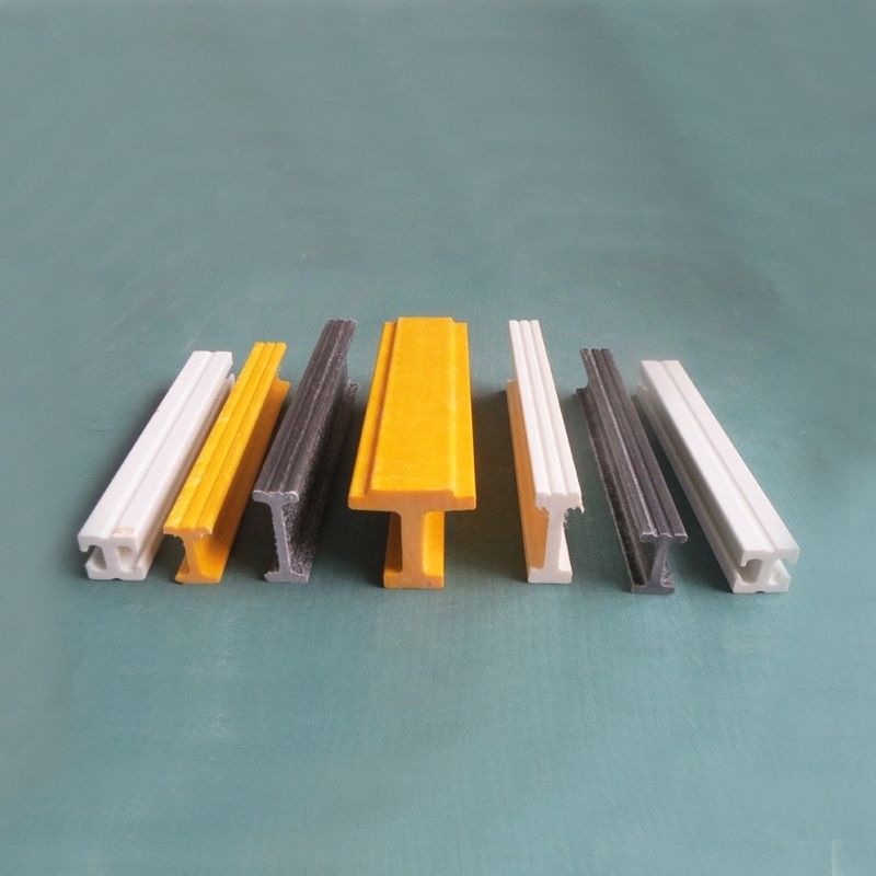 Glatte 25mm 38mm 50mm 110mm Strukturfaserglasverbundene I-Strahl-FRP-I-Strahlprofile